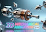 design realistic 3d industrial and mechanical animation
